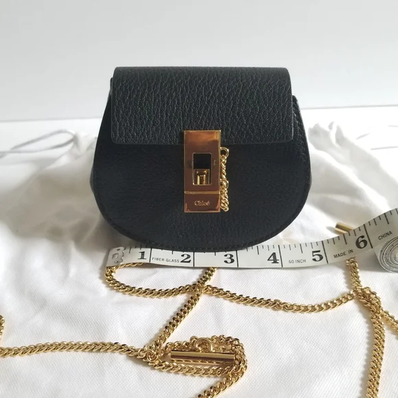 Chloe Drew Leather Crossbody Backpack Black - Picture 7 of 16